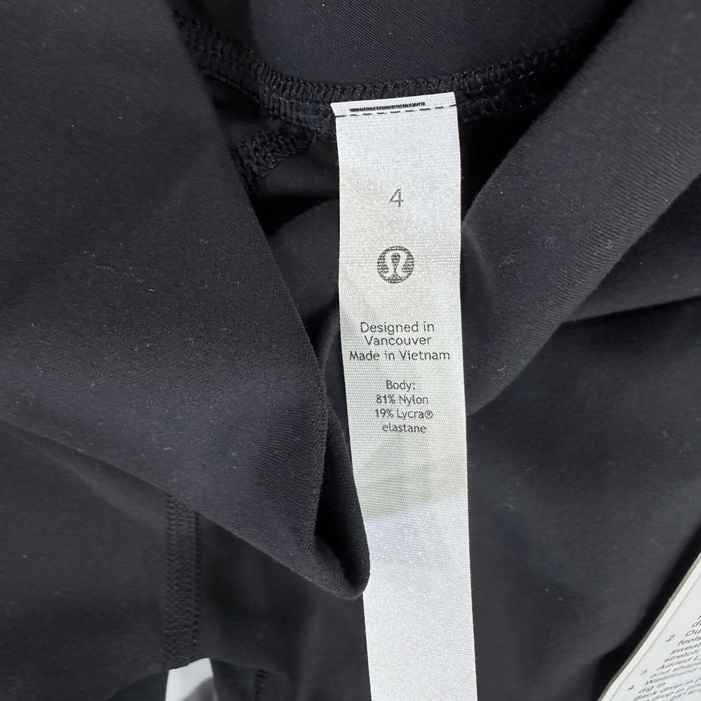 NWT Lululemon Align High Rise Pant 25" Pockets Size 4 Black Leggings $128 NEW - Picture 8 of 13